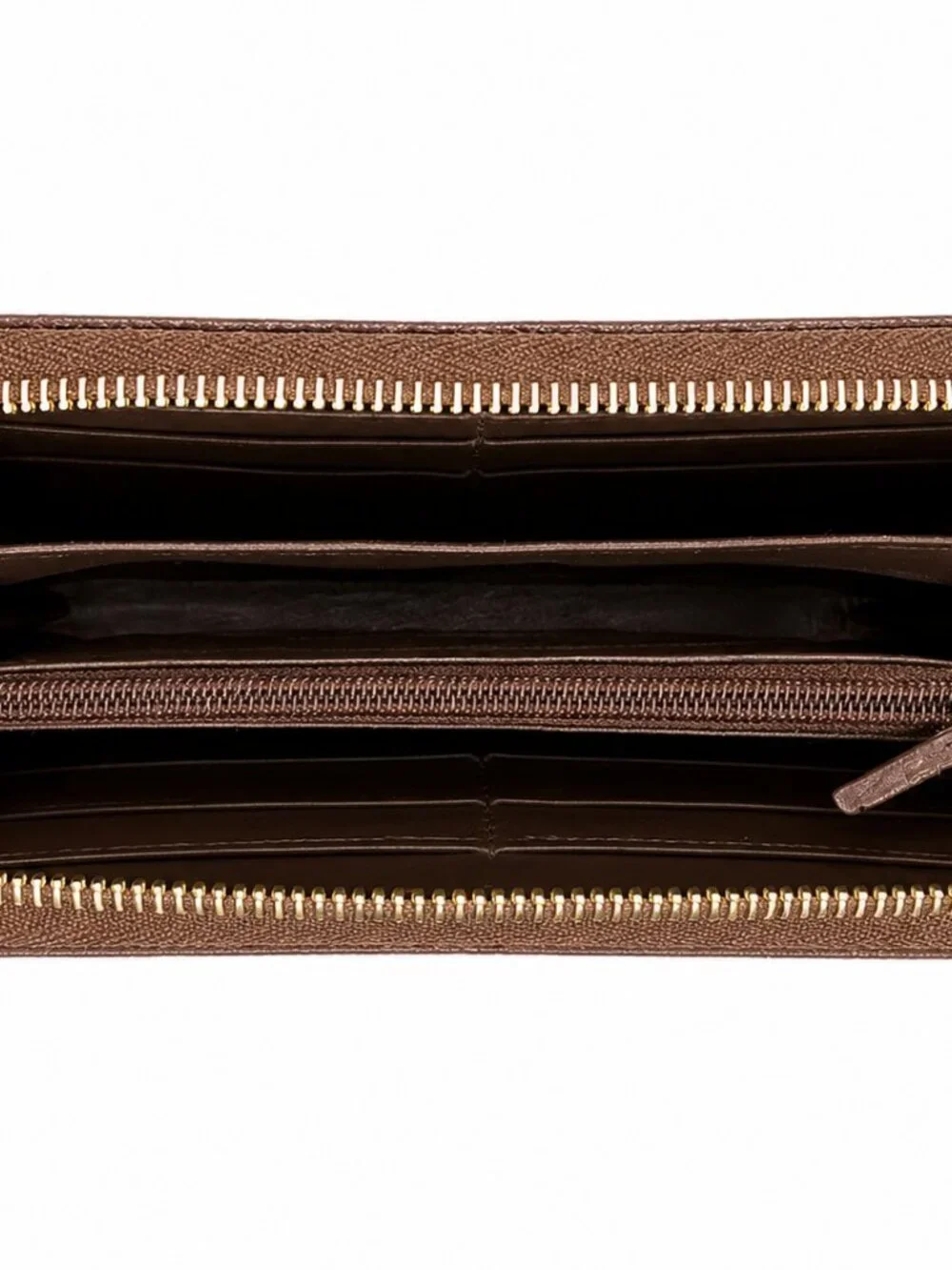 Gucci Brown Guccissima Leather Zip Around Wallet - Picture 6 of 6